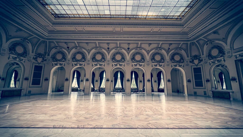 Interiorul Cazinoului Sinaia