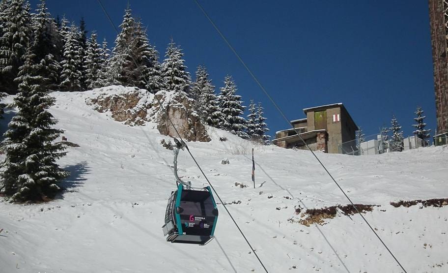 Gondola Carp, instalația dintre Cota 1400 și Cota 2000