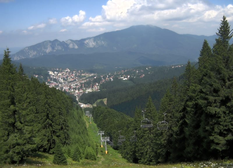 Clăbucet și pârtiile din Predeal
