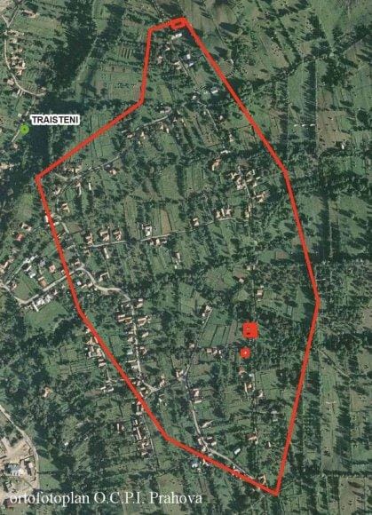 Ruinele Bisericii Vechi din Trăisteni, Valea Doftanei