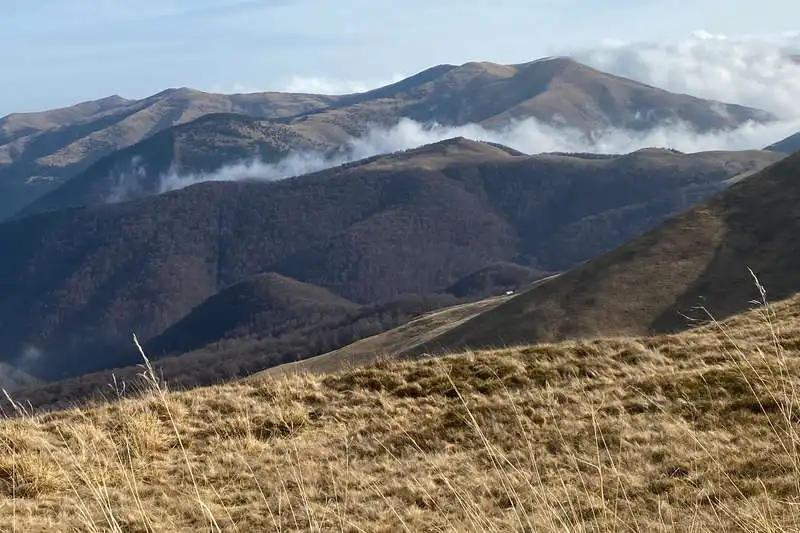 Culmea deschisă dintre Vârful Urechea și Baiul Mare