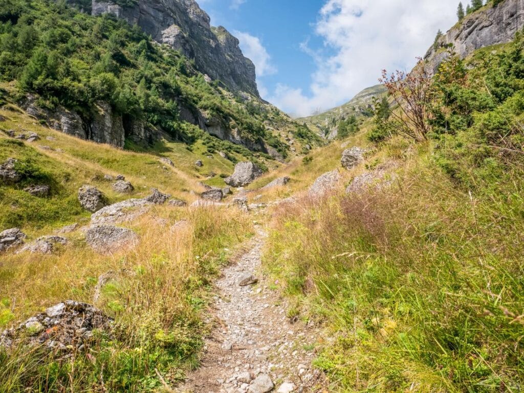 Valea Cerbului on the long route toward Omu Peak