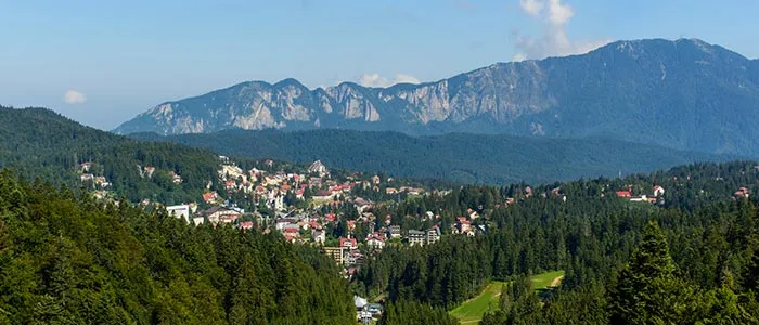 Comarnic vara, imagine de context pentru plimbări ușoare