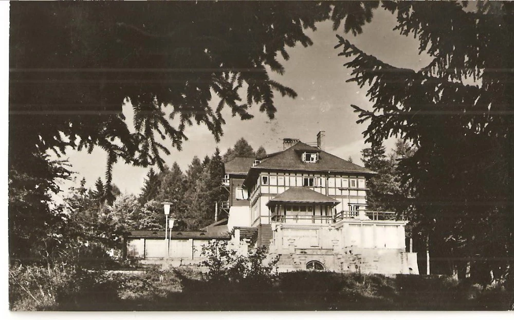 Imagine veche cu Vila Căprioara din Predeal