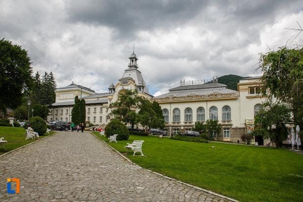 Sinaia Casino beside Dimitrie Ghica Park