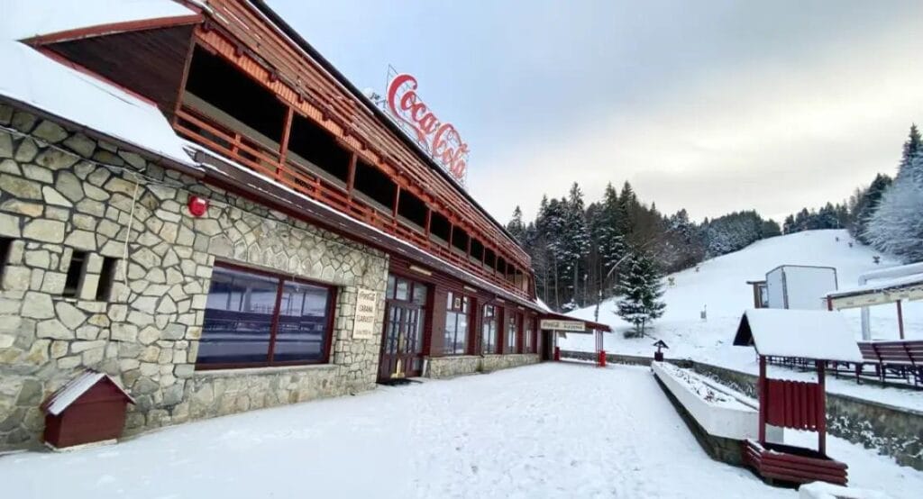 Zona Clăbucet din Predeal, iarna