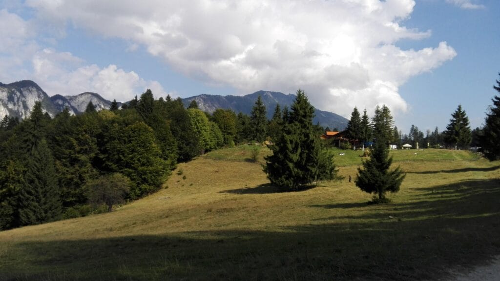 Poiana Secuilor pe traseul din zona Trei Brazi