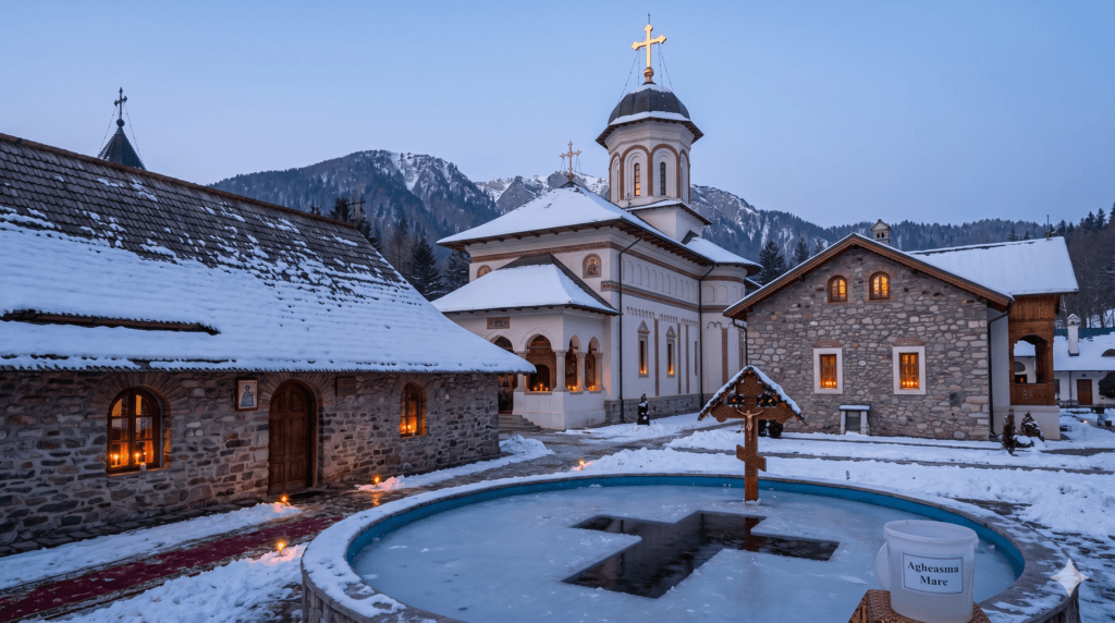 Bobotează la Mănăstirea Sinaia – tradiție locală religioasă
