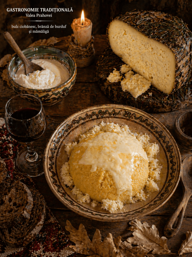 Bulz ciobănesc – gastronomie tradițională Valea Prahovei