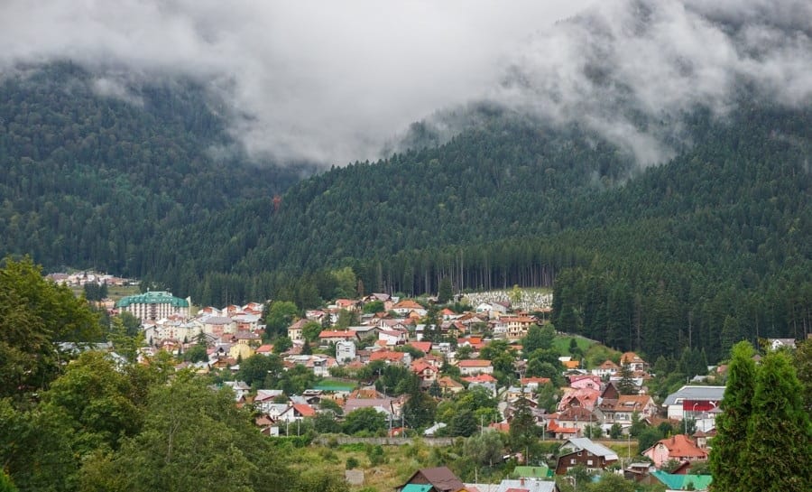 Bușteni la poalele Caraimanului