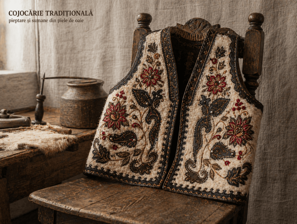 Cojocărie tradițională – pieptare populare din Breaza
