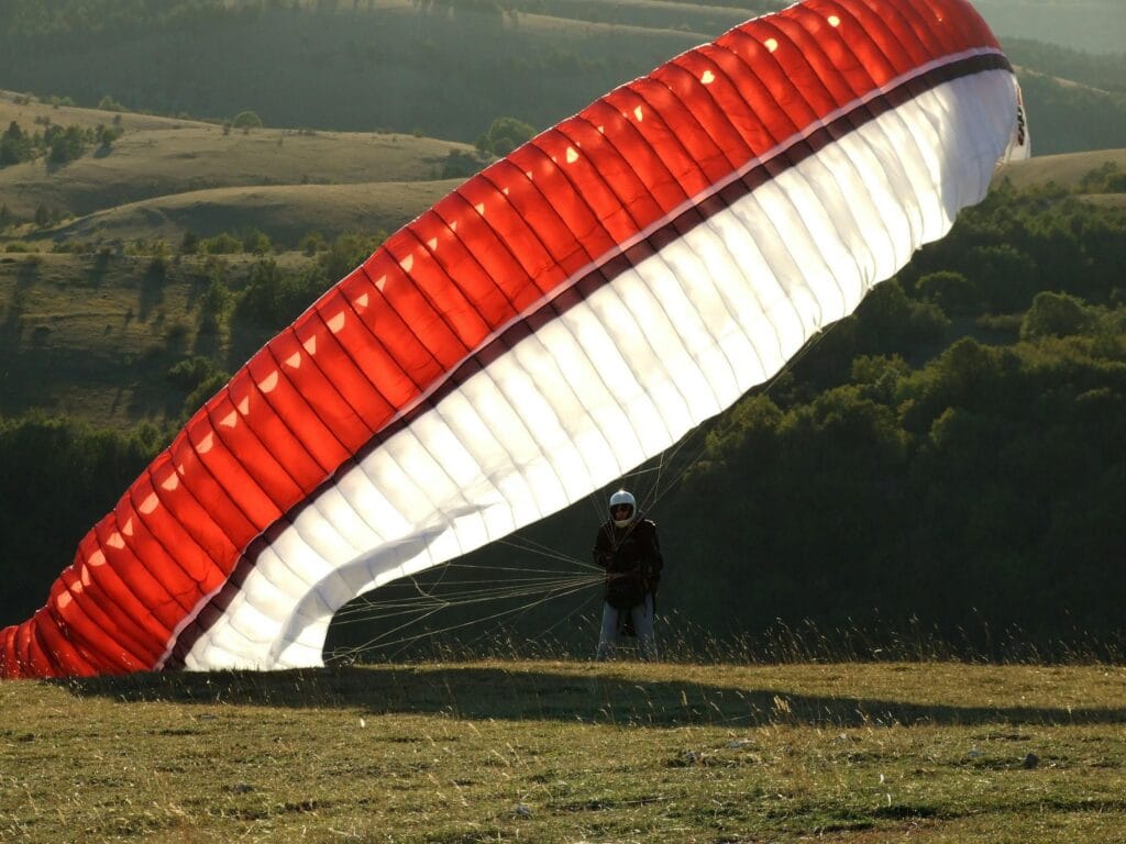 Zbor tandem cu parapanta, imagine pentru ghidul Valea Prahovei