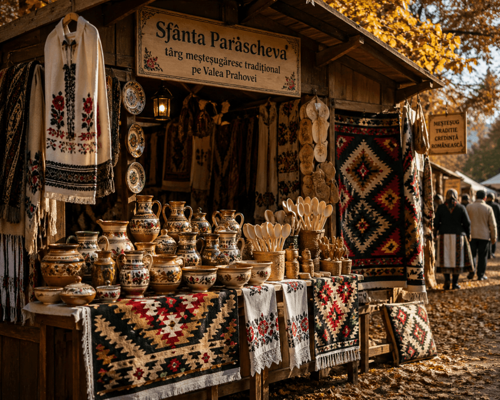 Târg meșteșugăresc de Sf. Parascheva – tradiții locale Valea Prahovei
