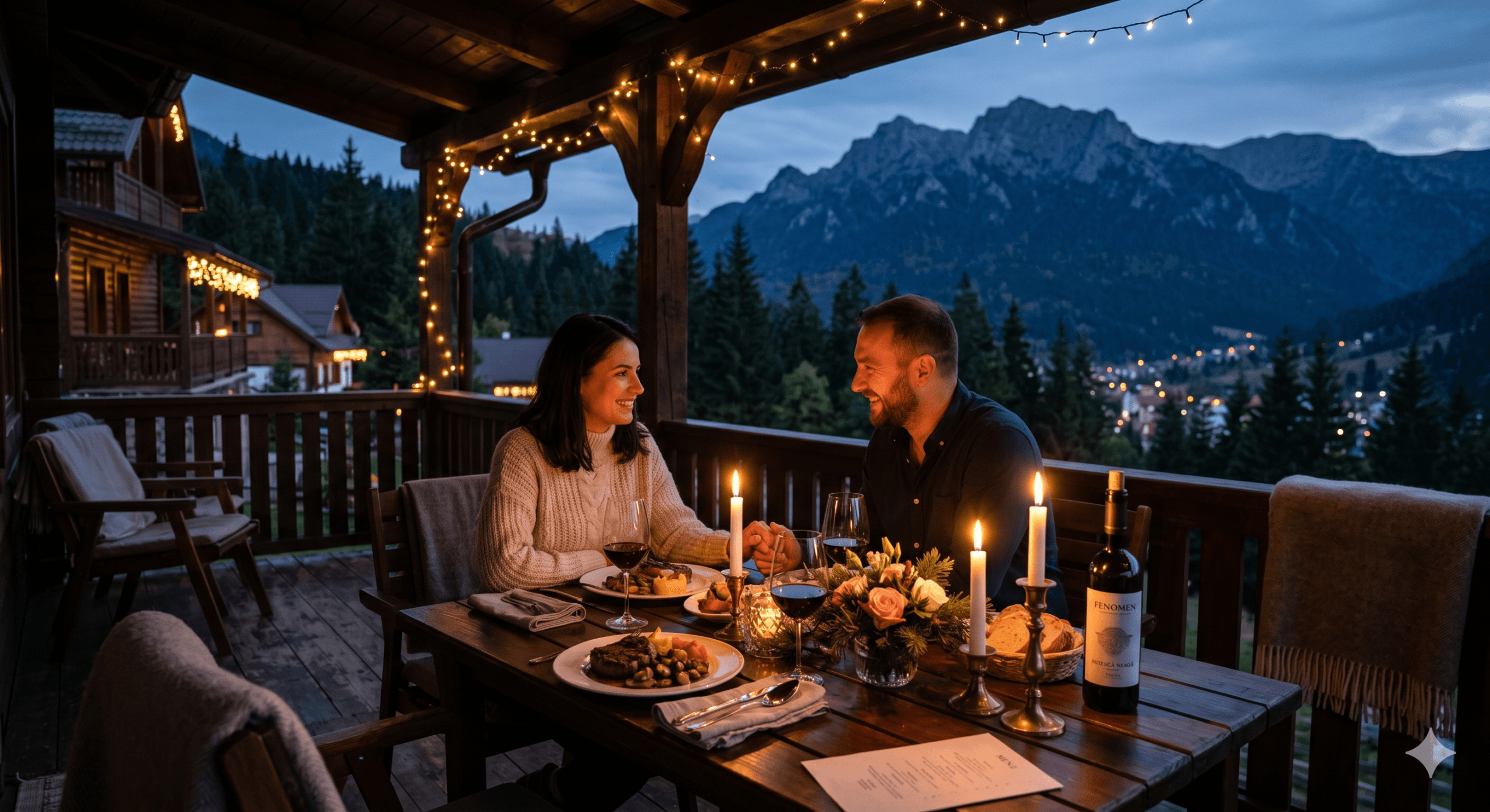 Cină romantică în Sinaia