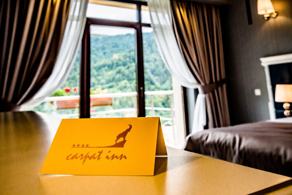 Carpat Inn Azuga – cameră cu vedere spre munți