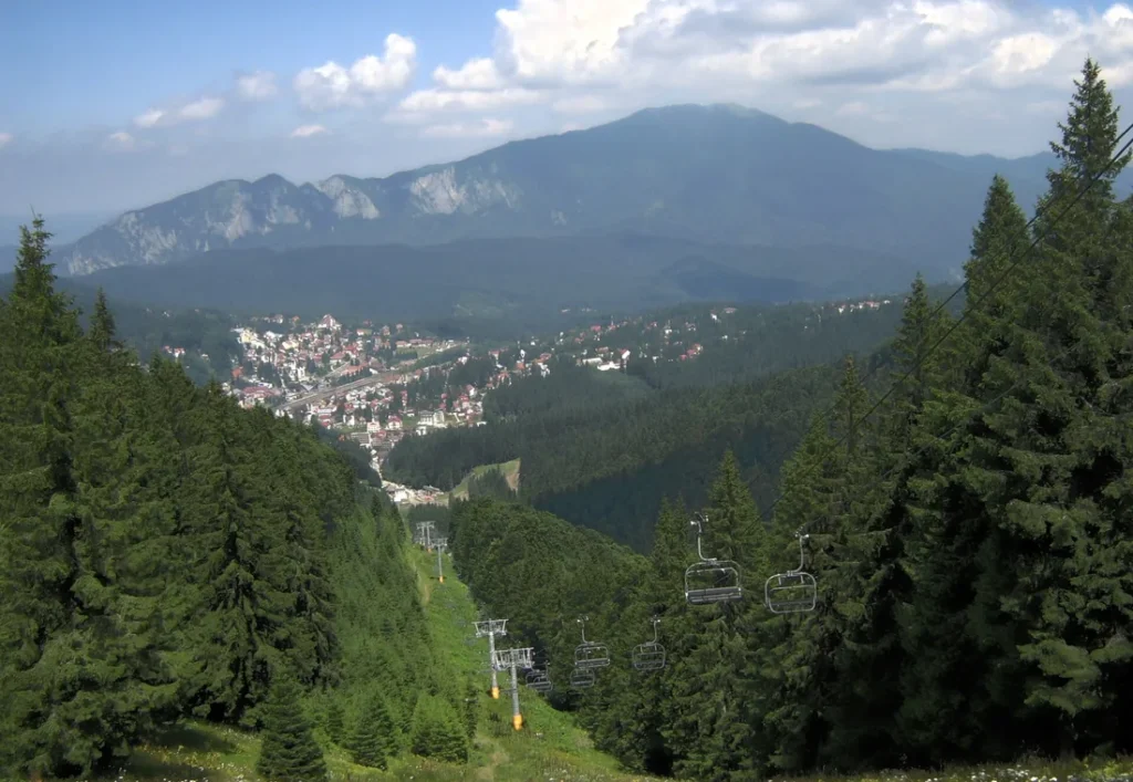 Predeal și zona Clăbucet, peisaj montan