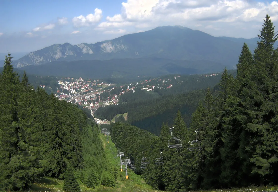 Predeal seen from the Clabucet ski area