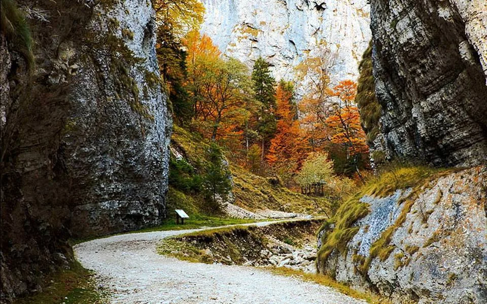 Prăpăstiile Zărneștiului din județul Brașov, traseu printre pereți de stâncă