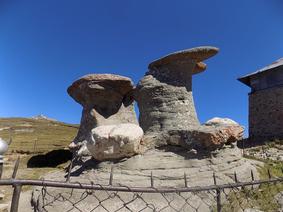 Babele and Sphinx hiking area on the Bucegi Plateau