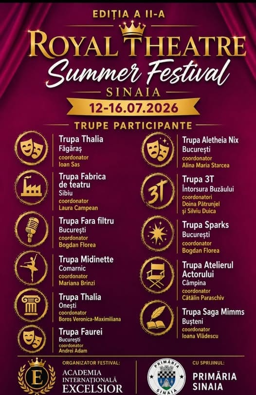 Scenă de spectacol la Royal Theatre Summer Festival Sinaia